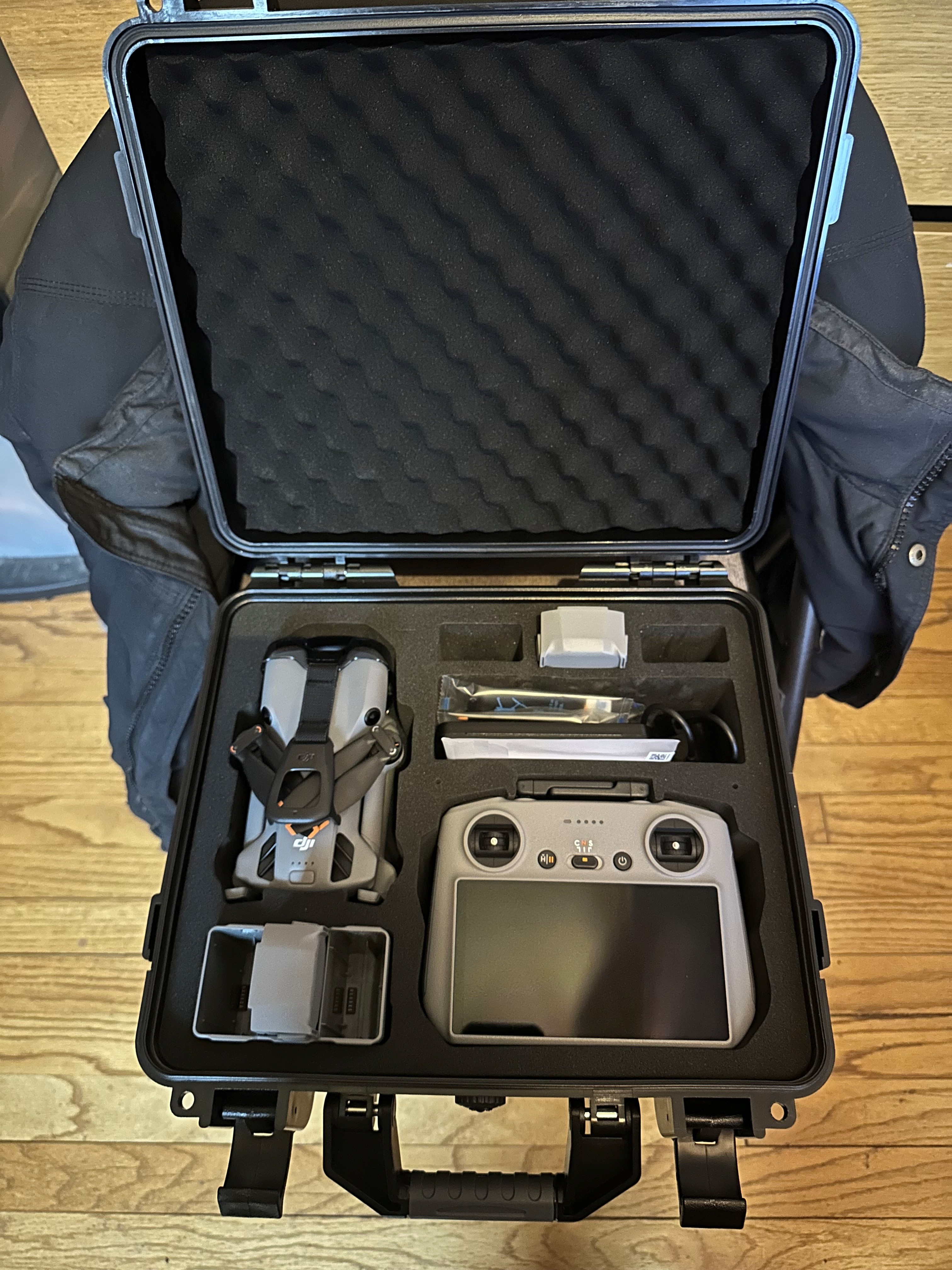 Aerial survey platform in transport case